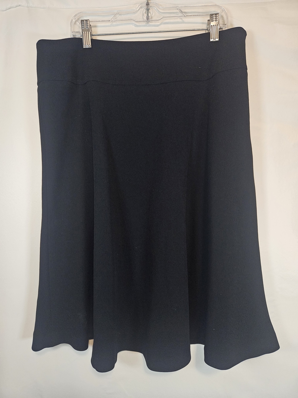 Calvin Klein Black A-Line Flare Skirt